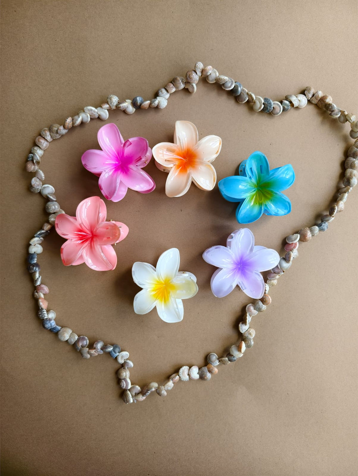 Aurora Bloom Medium Flower Hair Claw