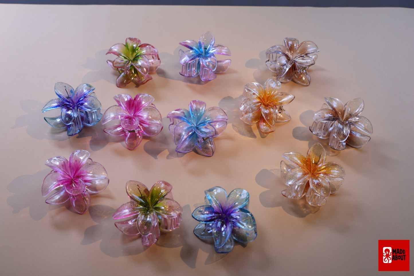 Large Glitter Flower