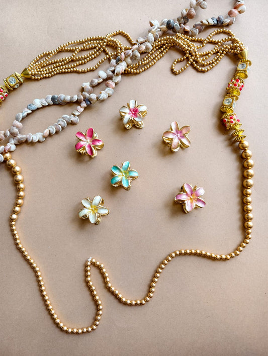 Metal flower mini claws