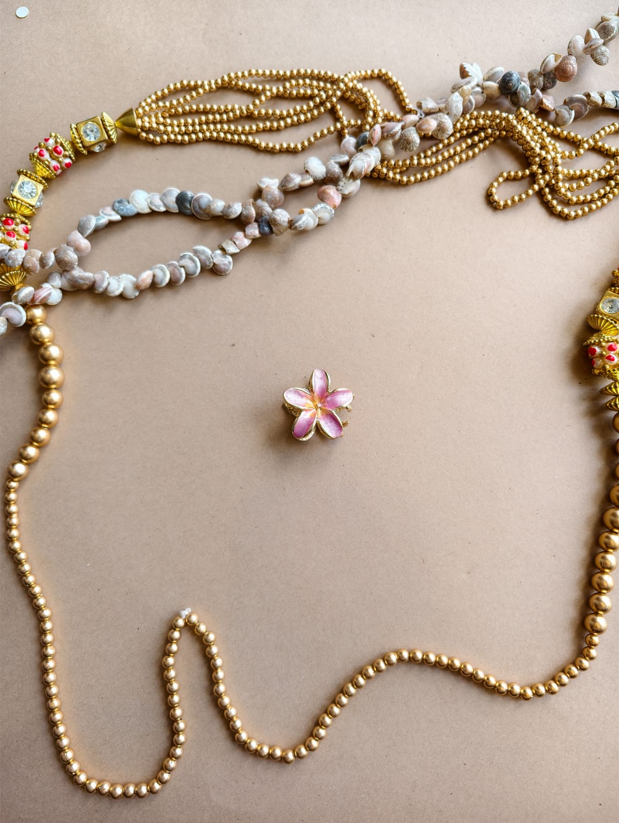 Metal flower mini claws