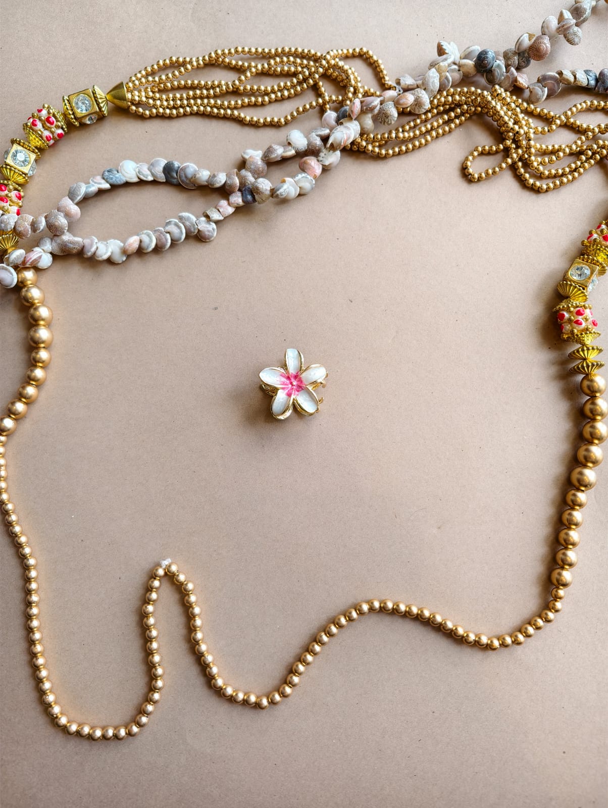 Metal flower mini claws