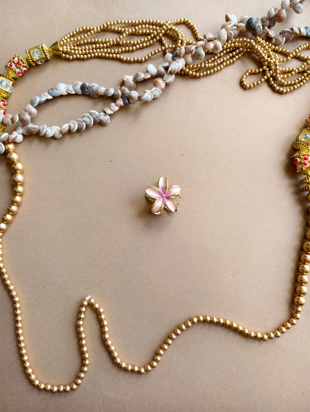 Metal flower mini claws
