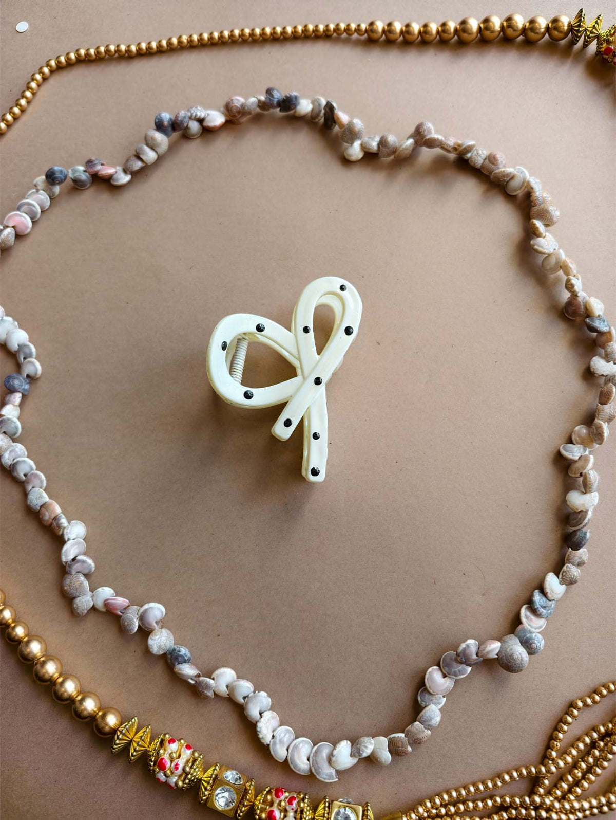 Polka Dot Butterfly Hair Claw