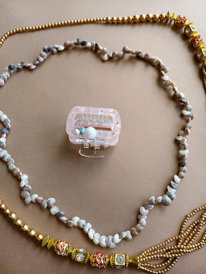 Pearl Rectangle Hair Claw