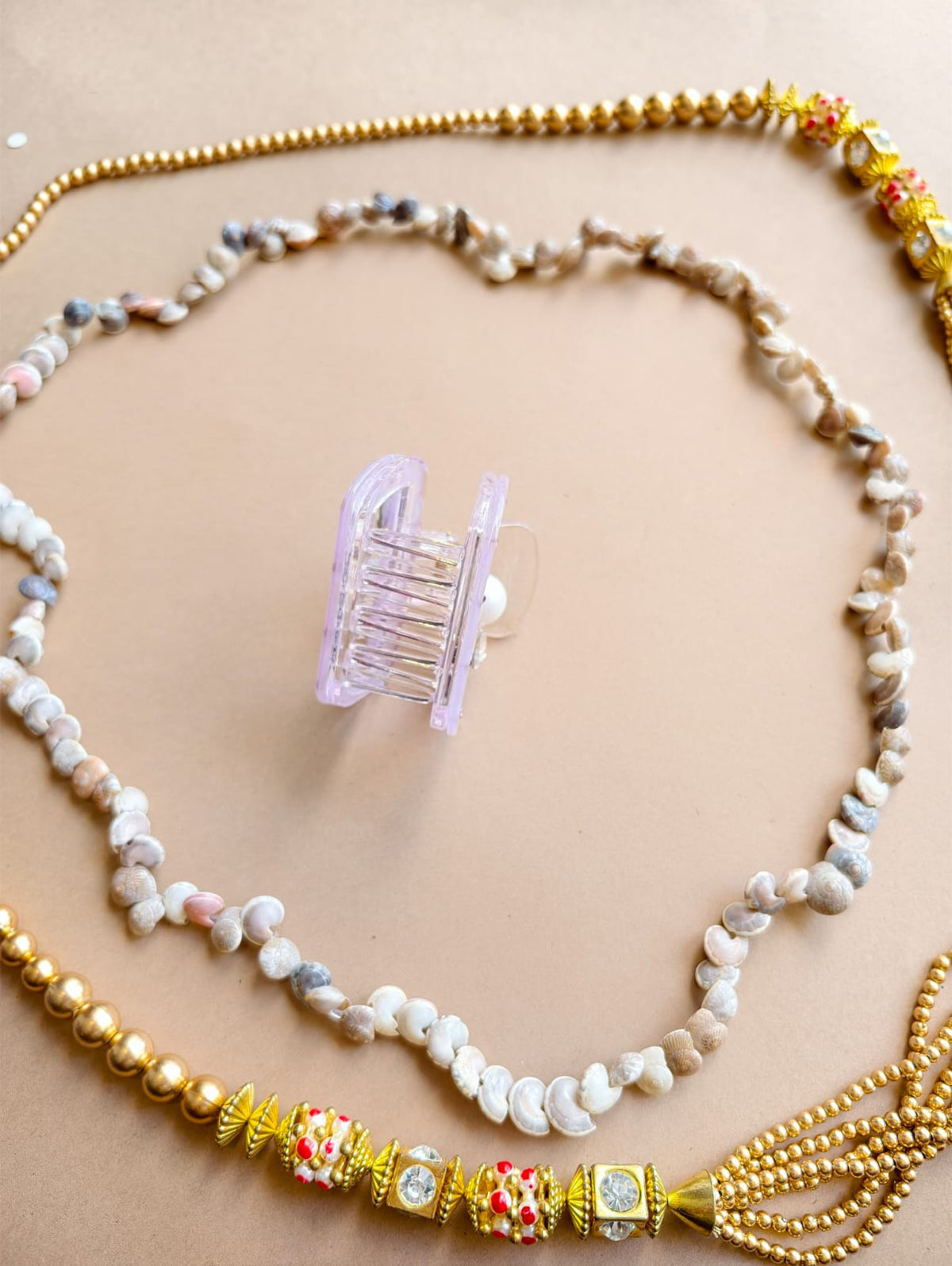Pearl Rectangle Hair Claw