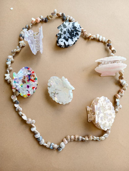 Pearl Shell Hair Claw