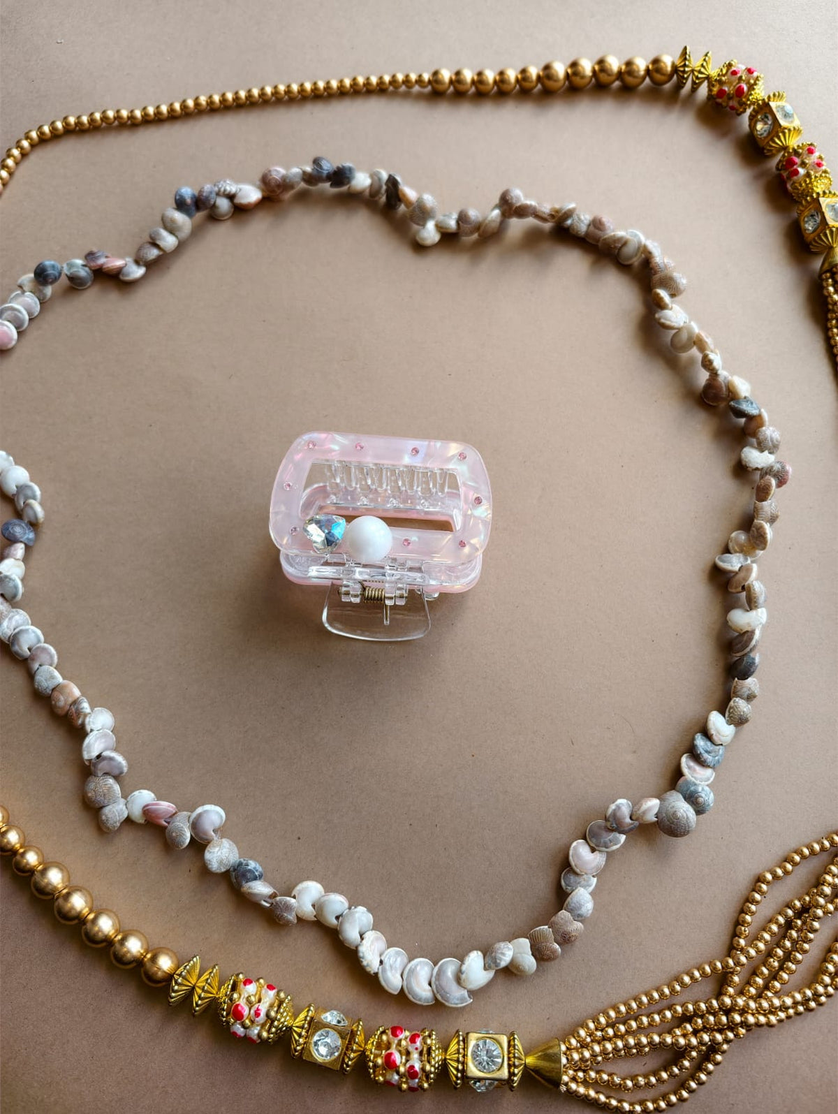 Pearl Rectangle Hair Claw