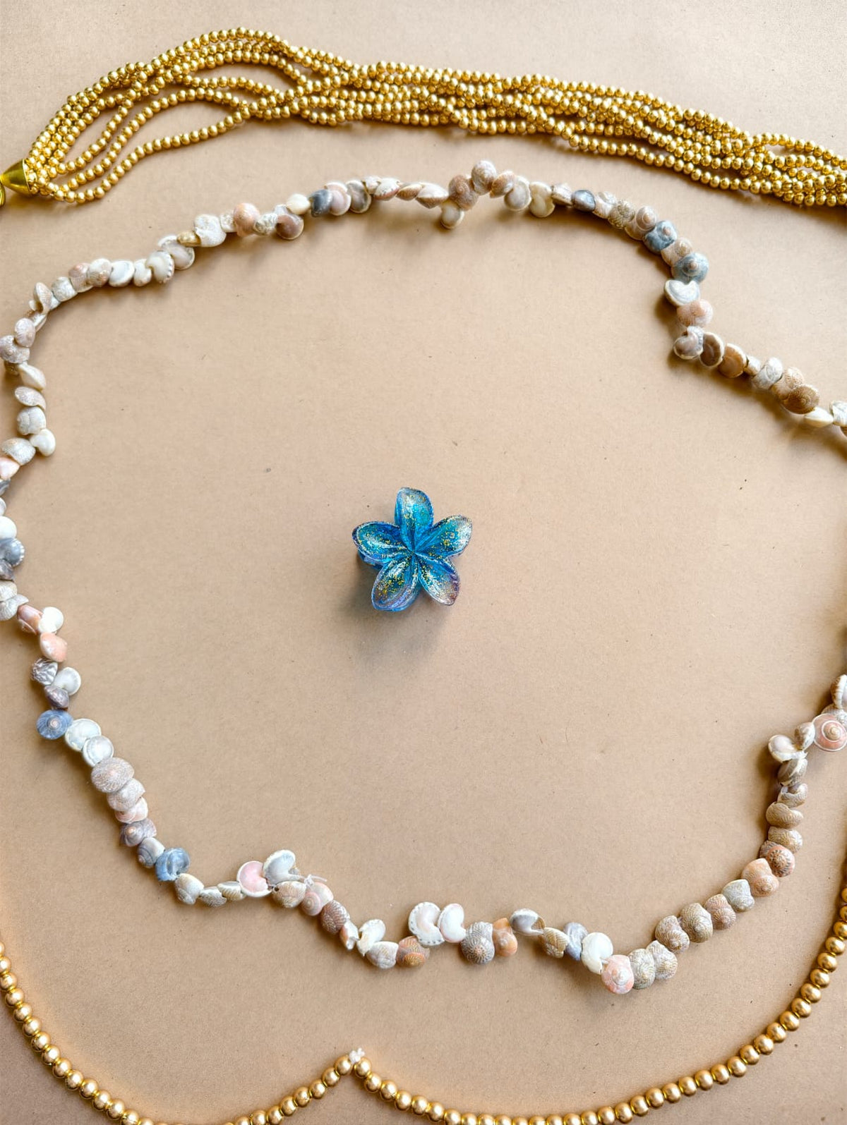 Small Glitter Flower Hair Claw