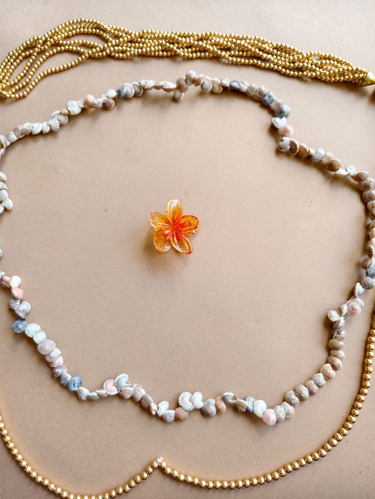 Small Glitter Flower Hair Claw