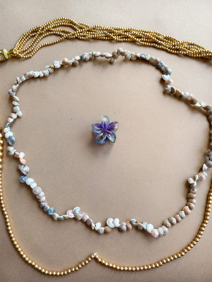 Small Glitter Flower Hair Claw